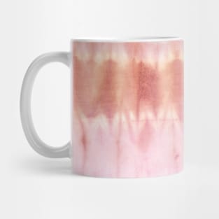 Orange and pink Ombre Tie-Dye Stripes Mug